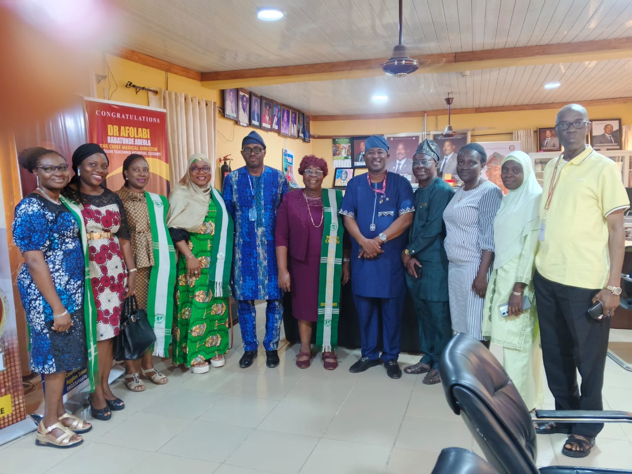 Courtesy Visit: MWAN Osun State Chapter Meets with UNIOSUN Teaching Hospital's Chief Medical Director