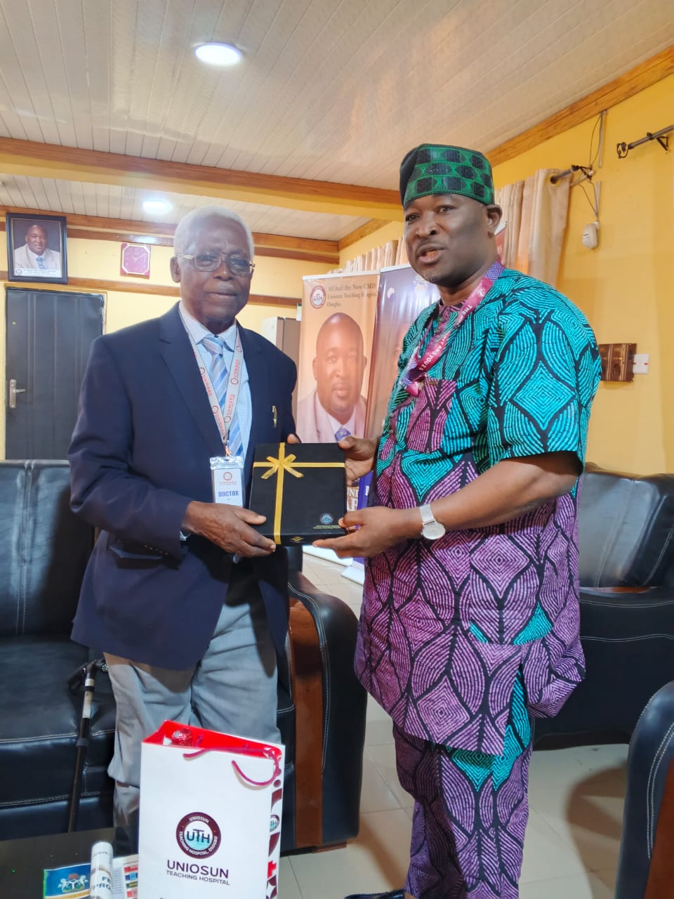 UNIOSUN Teaching Hospital Hosts Distinguished Medical Elder